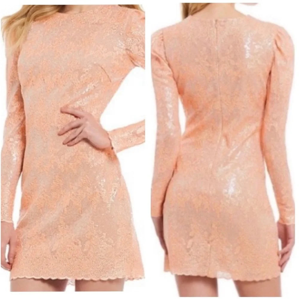 Dress the Population Aubry Sequin Embellished Shift Dress - Picture 3 of 14